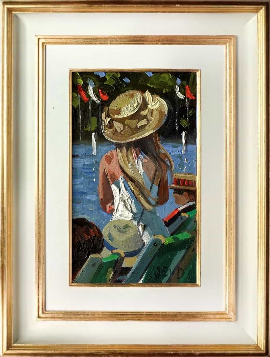 Beside the Thames, Henley Regatta (Framed)