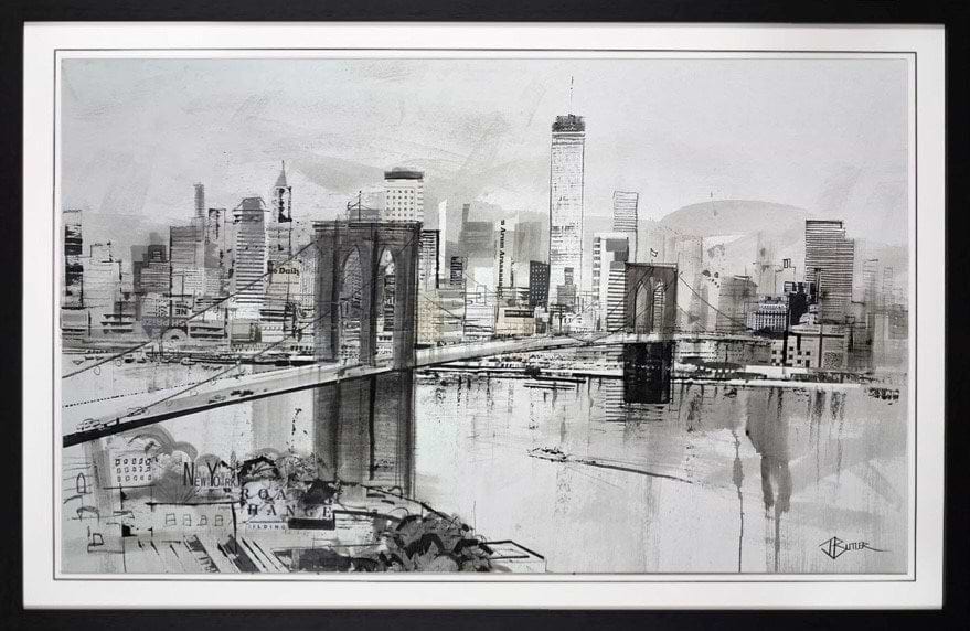 Brooklyn Bridge (Study) (Framed)