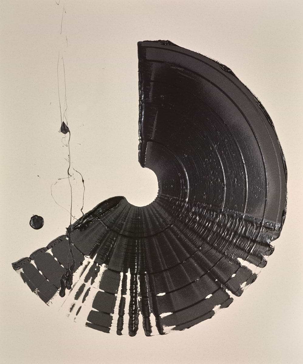 Large Brushstroke Black