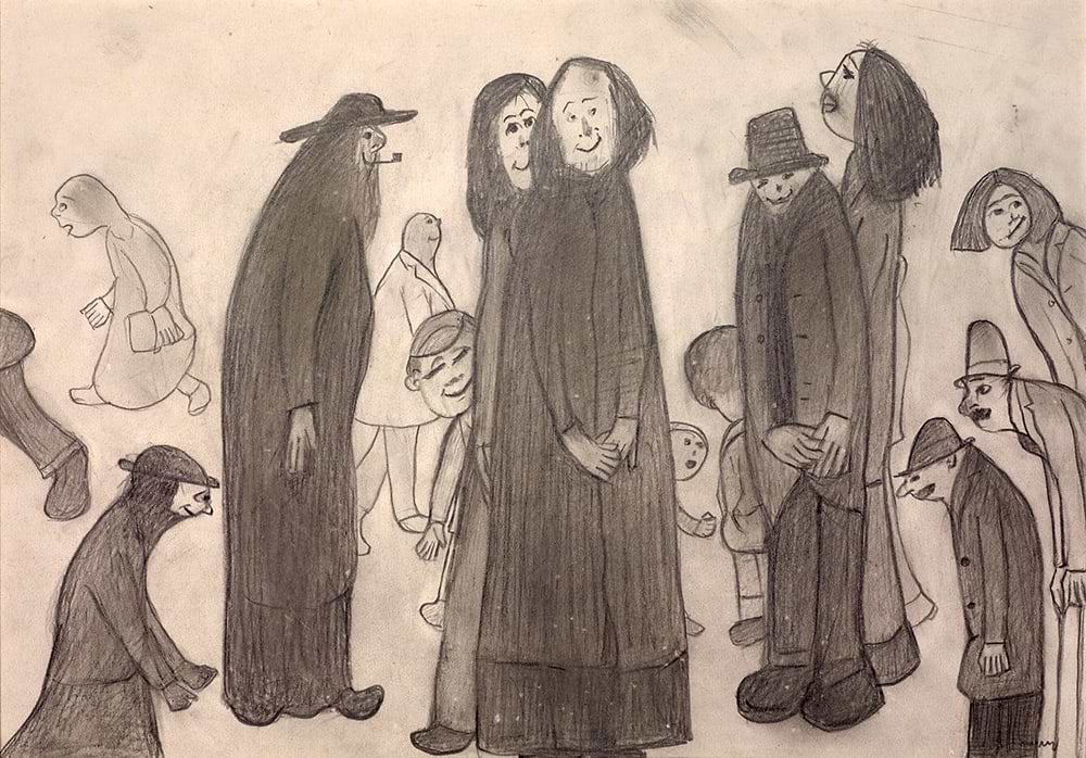 Group of Figures Young and Old, 1970