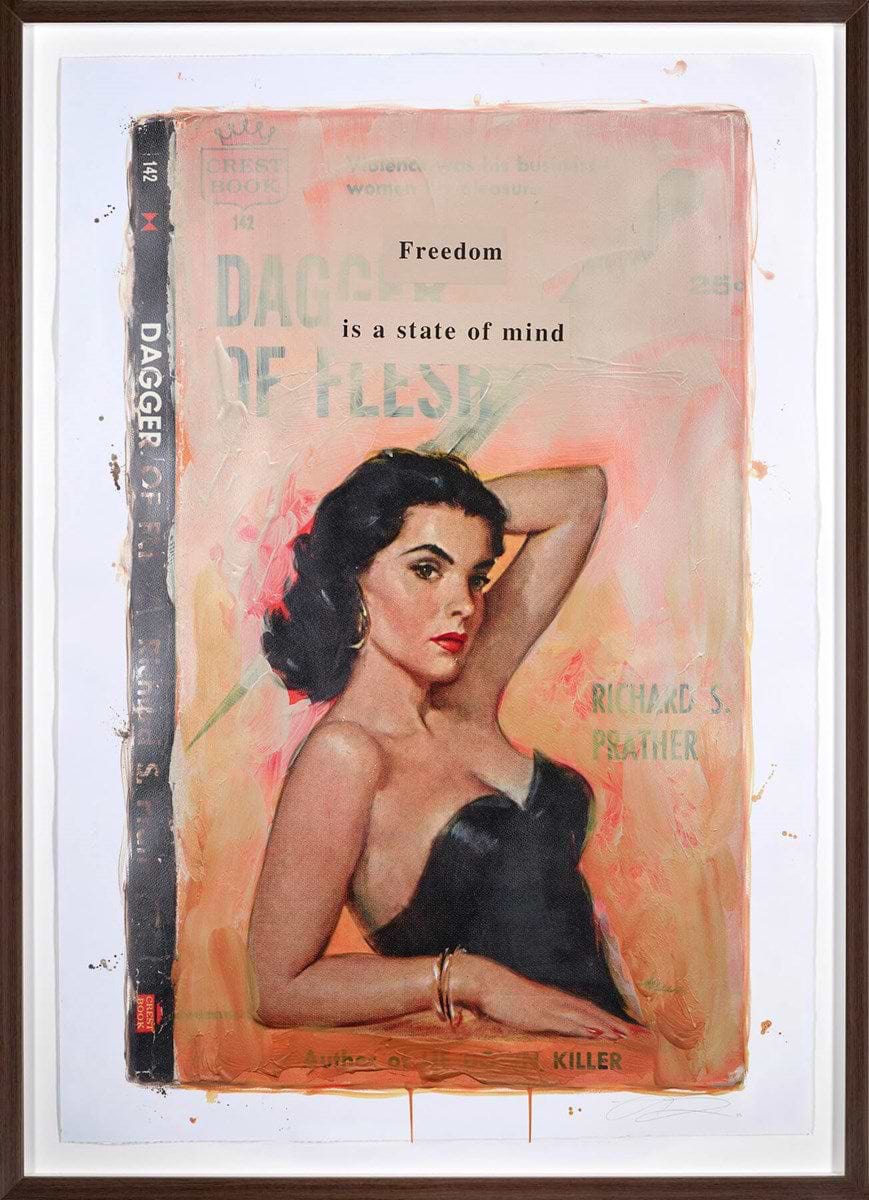 Freedom is a State of Mind (Framed)