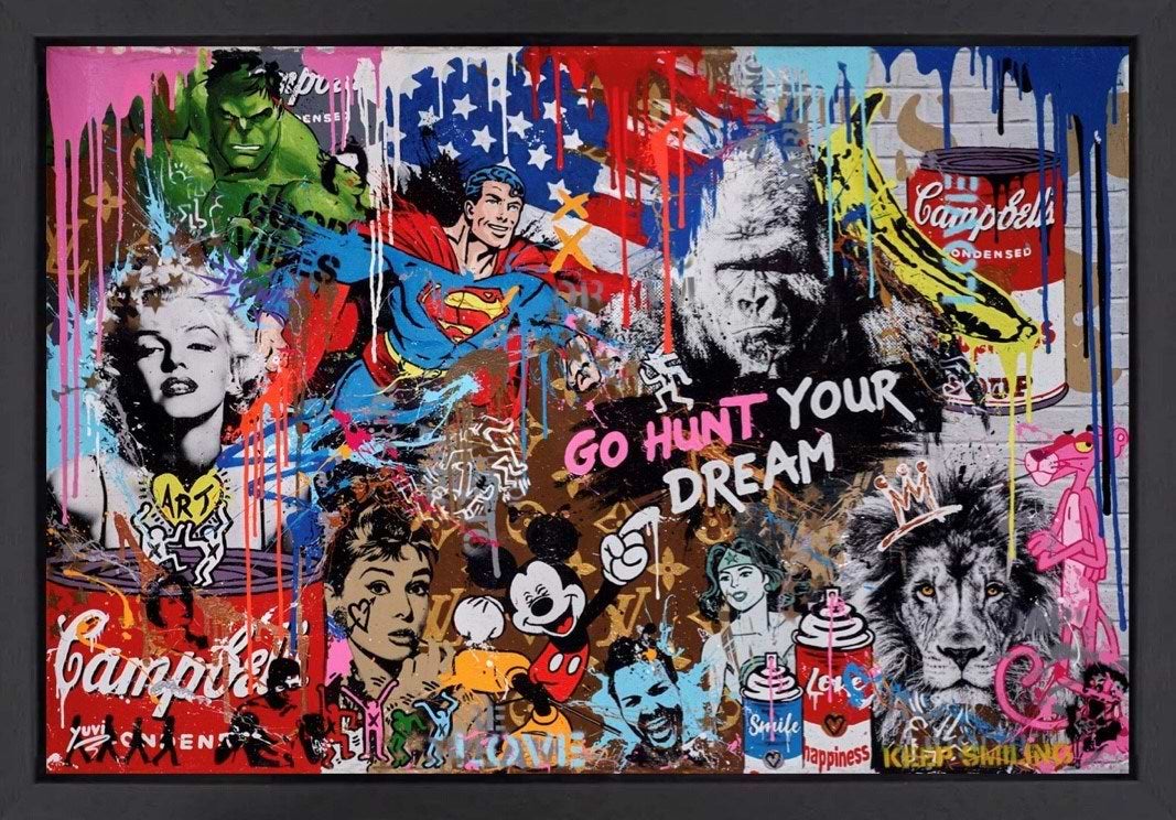 Go Hunt Your Dream (Framed)