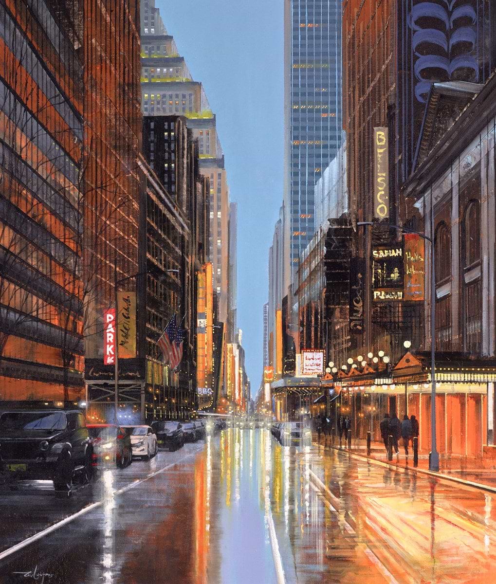 Rain on Broadway