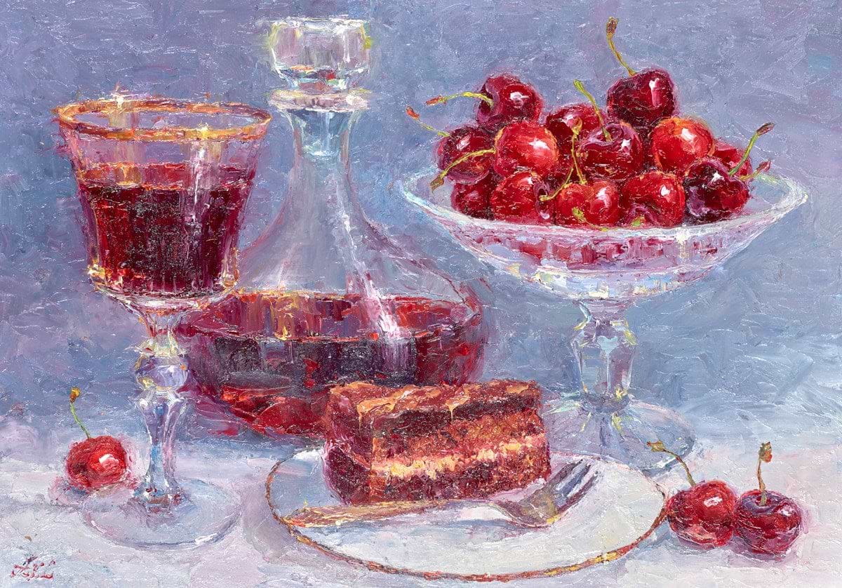 Ruby Port and Cherries IV
