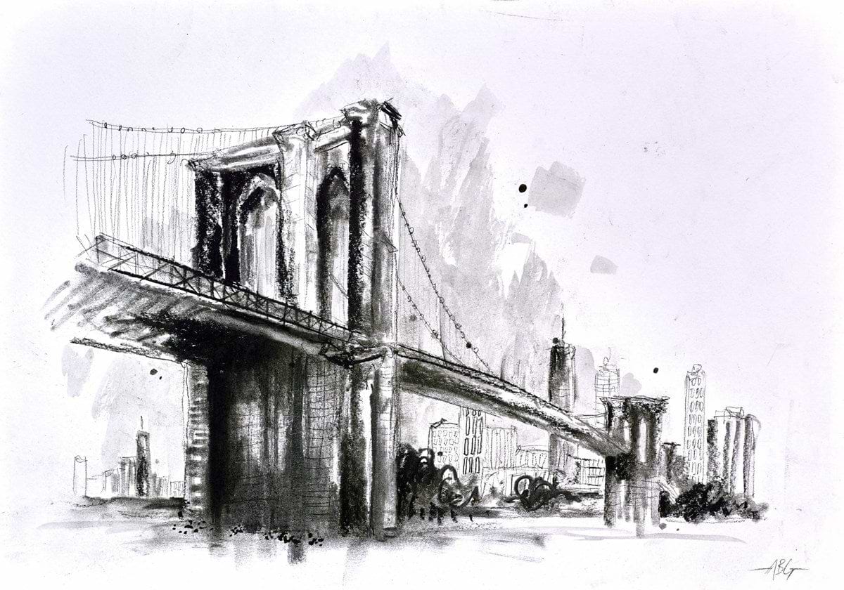 Brooklyn Bridge II (sketch)