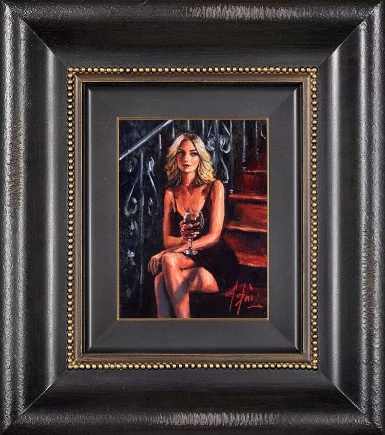 Eden on the Stairs (Framed)