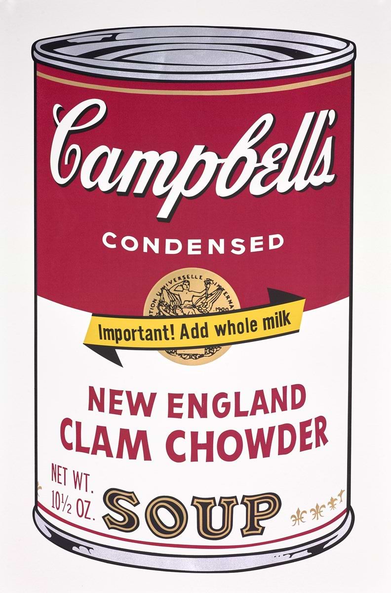 Campbell’s Soup Cans II: New England Clam Chowder