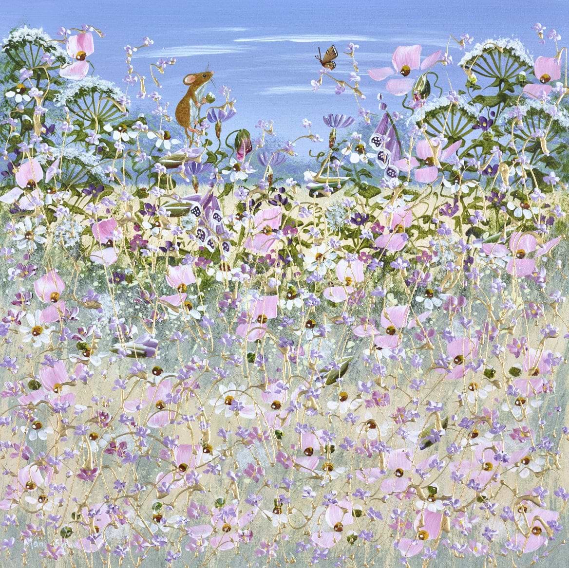 Fieldmouse and Wildflowers