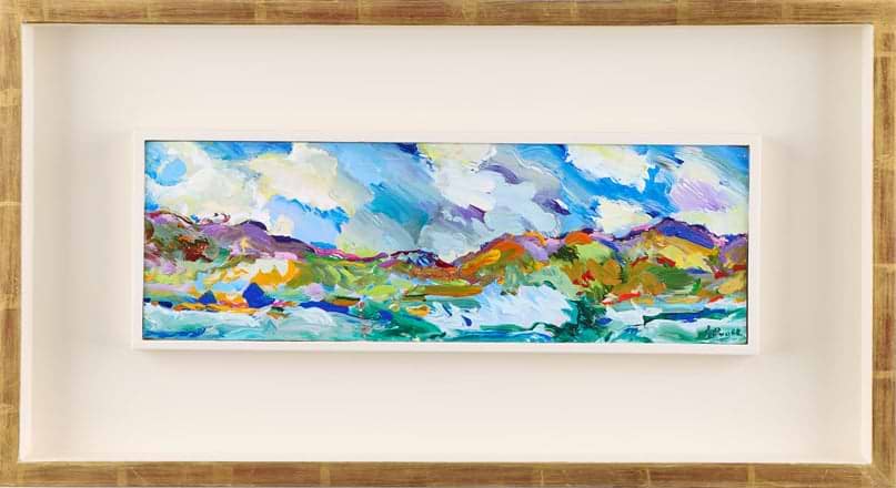 Looking across from Porthmadog (Framed)