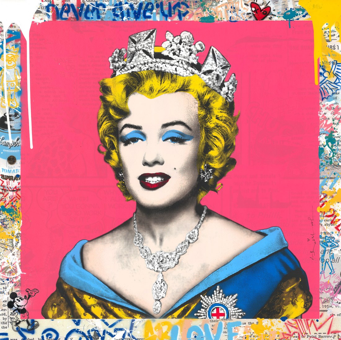 Queen Marilyn - Pink | Mr. Brainwash – Clarendon Fine Art