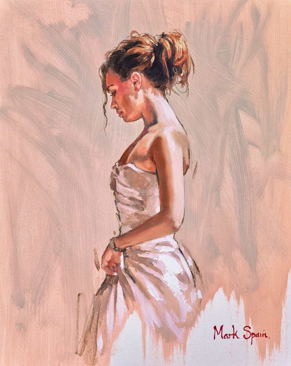 White Dress Looking Left