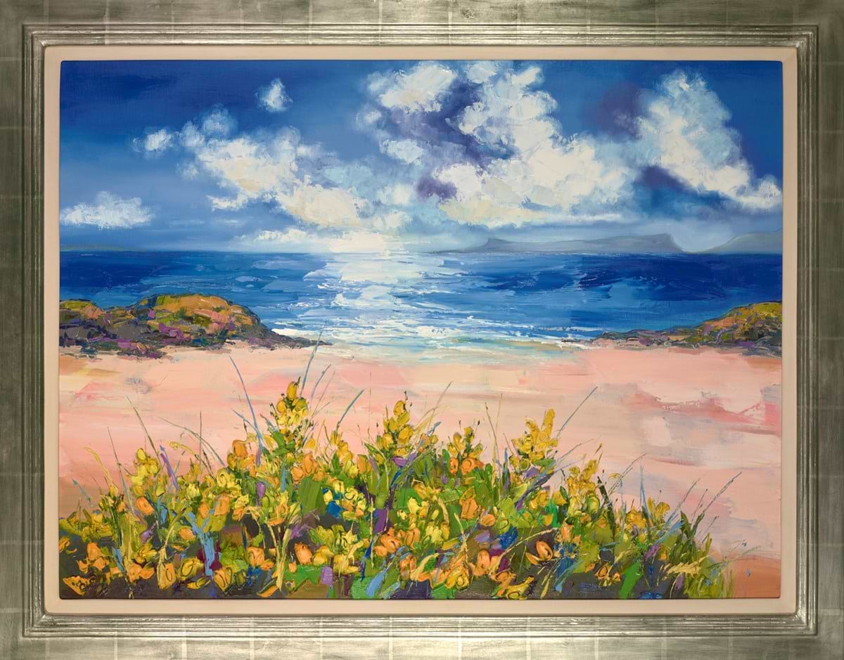 Gorse In Evening Light Near Arisaig