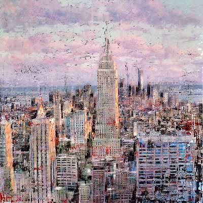 Sunset on Manhattan