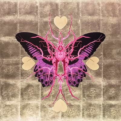 Leaf Butterfly - Gold