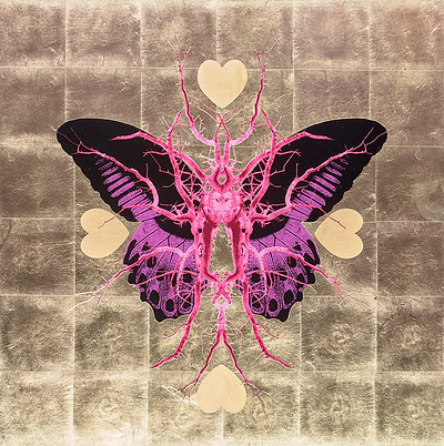 Leaf Butterfly - Gold