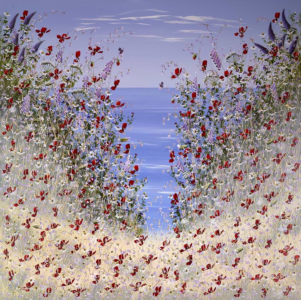 Poppies Near the Shore