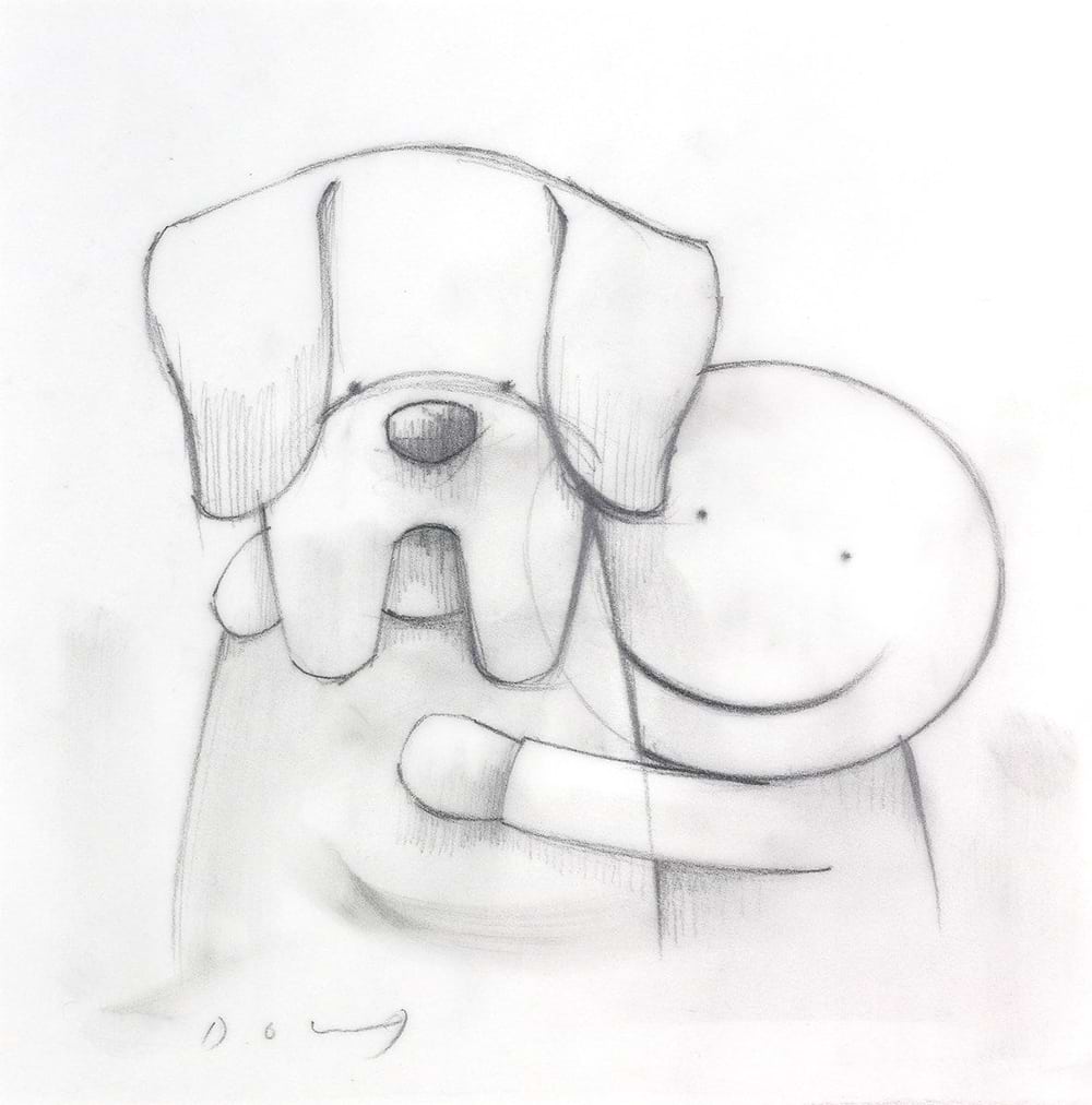 Always by Your Side with Dog II (sketch)