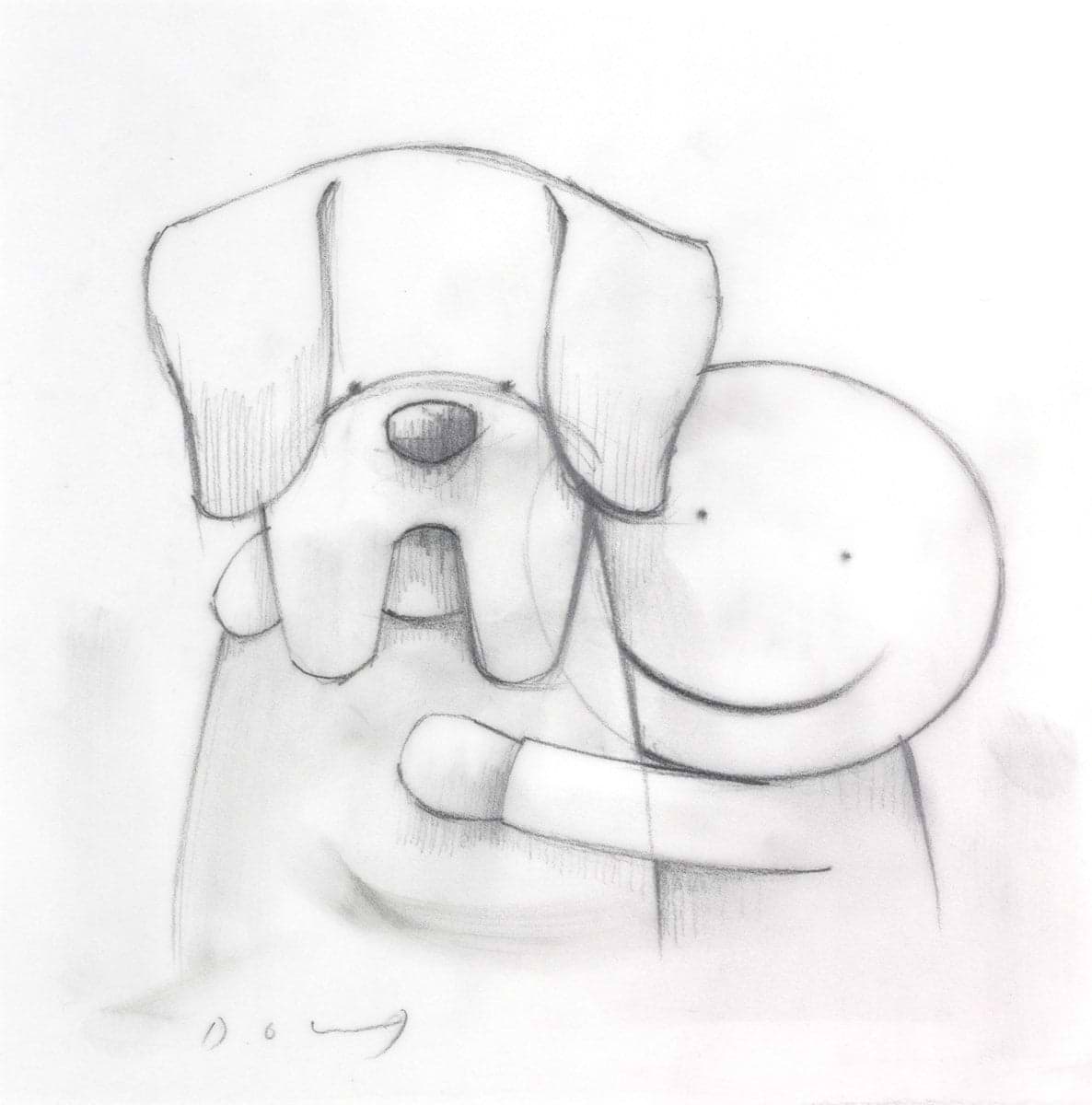 Always by Your Side with Dog II (sketch)