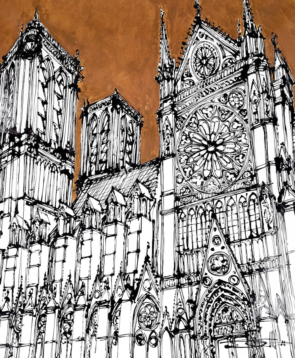 The Midday Rose at Notre Dame, Paris