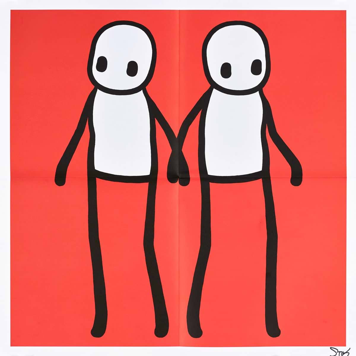 Holding Hands (Red)