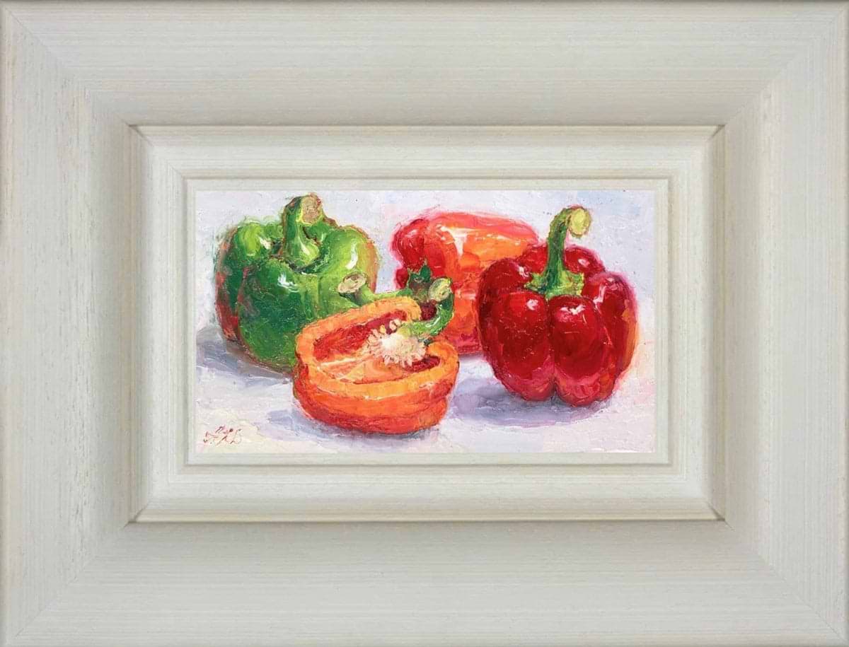 Bell Peppers III (Framed)