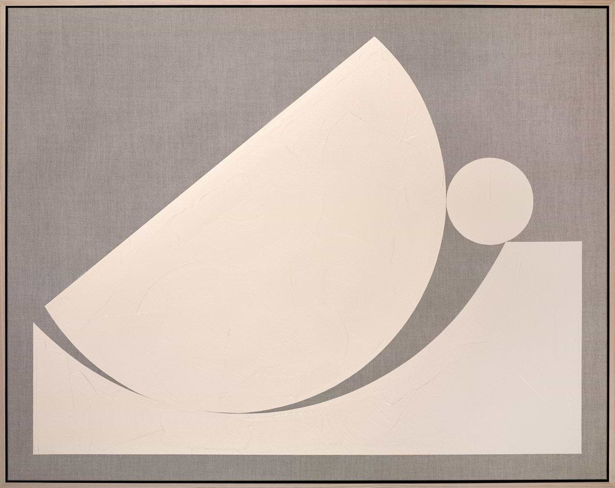 Linen Geometric Cream III