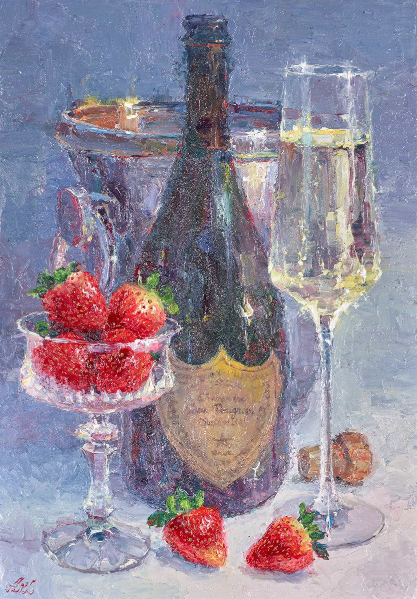 Champagne and Strawberries IV