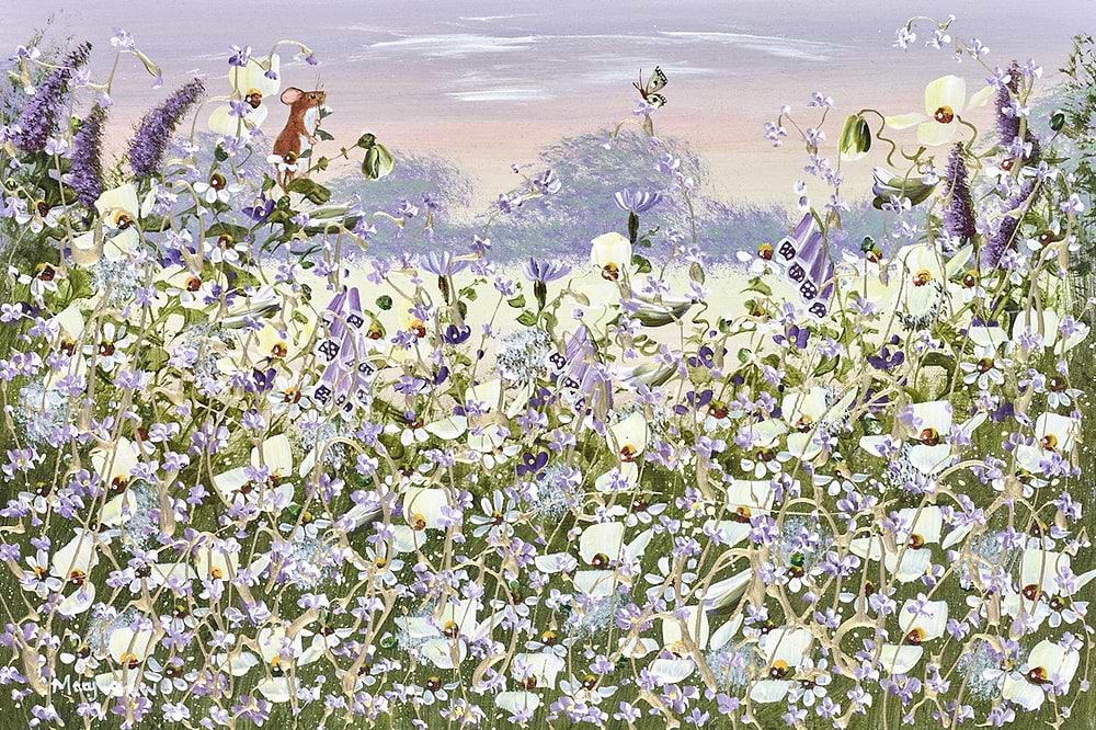Flowers and a Fieldmouse