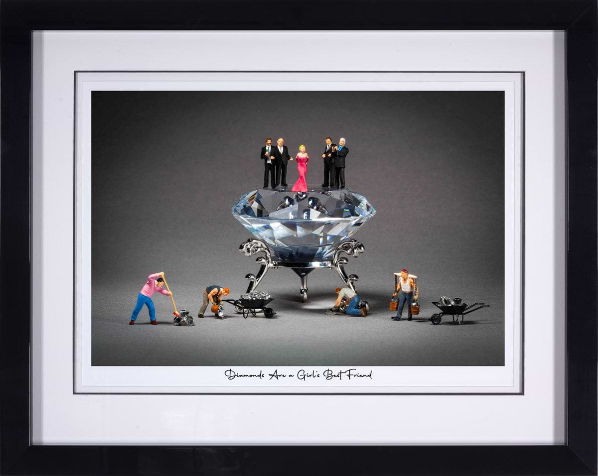 Diamonds Are A Girl's Best Friend (Framed)