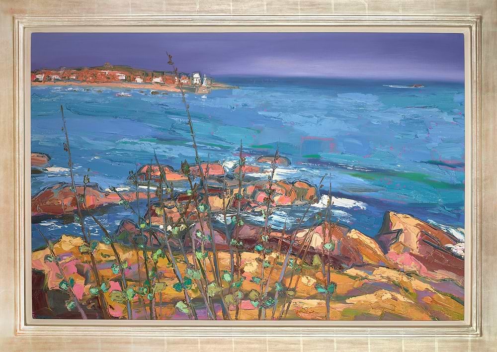 St Ives Harbour from Pedri Olva Rocks