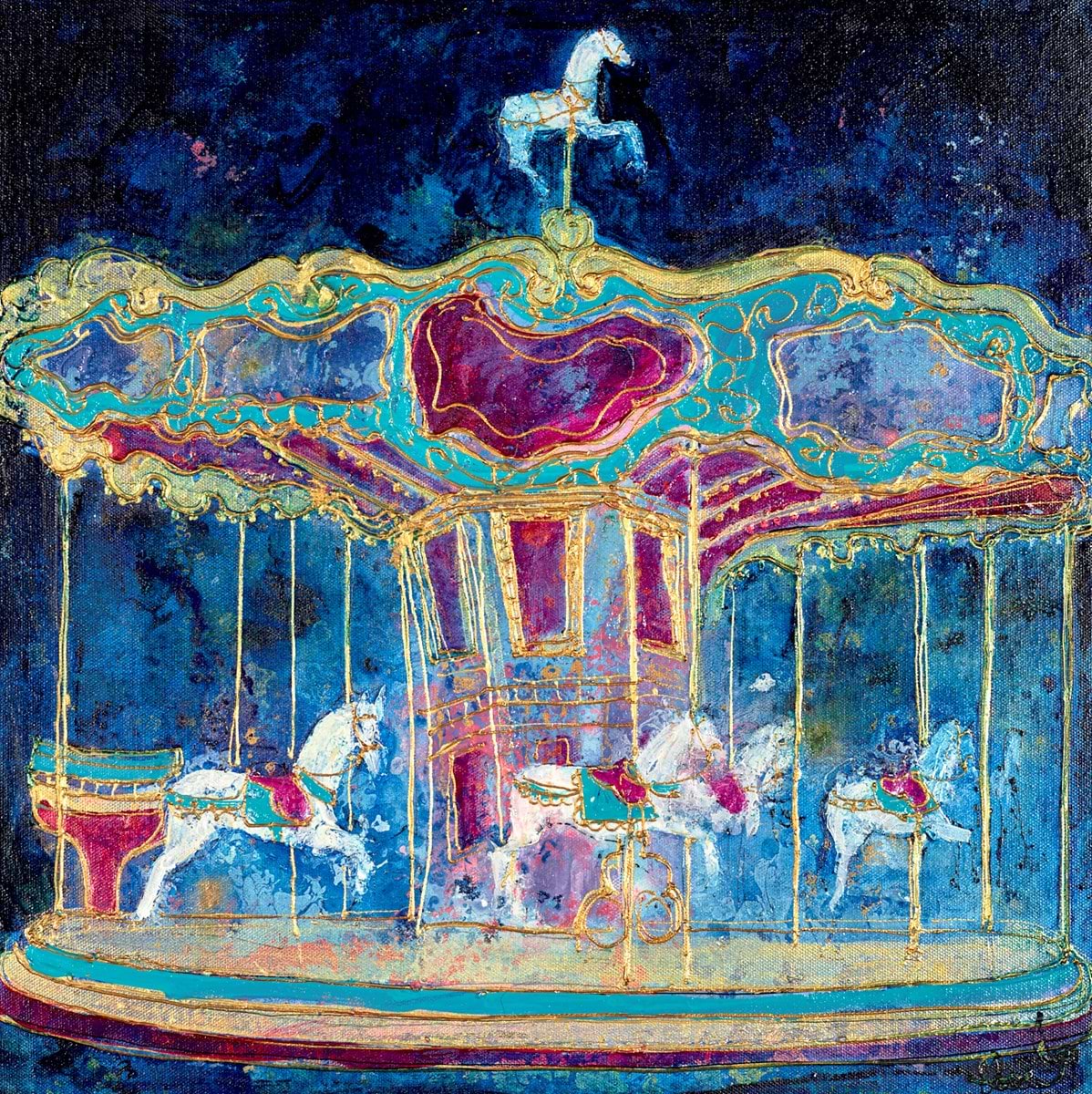 Blue Carousel