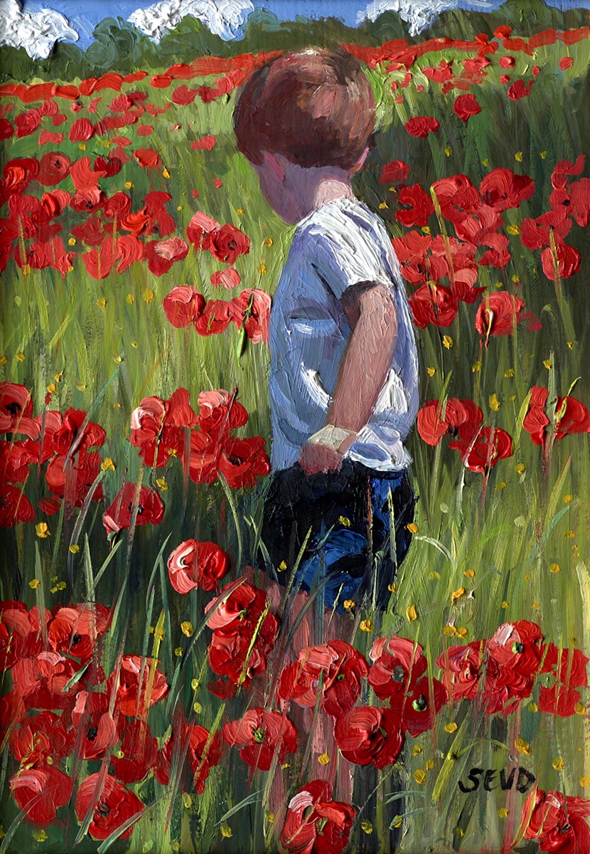 Playing amongst the Poppies