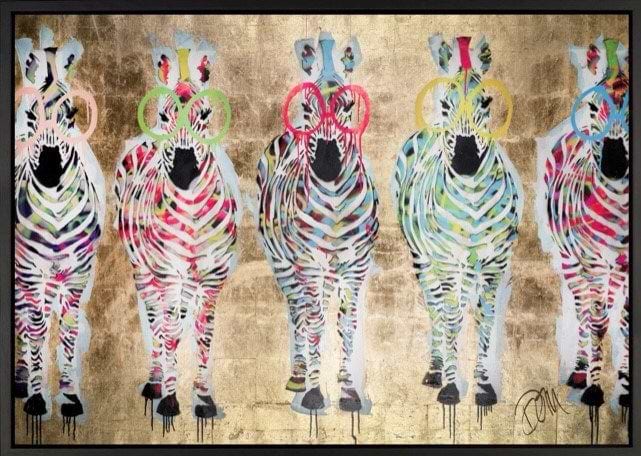 Colourful Stripes (Framed)