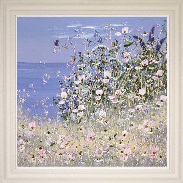 Flowers By The Coast V (Framed)