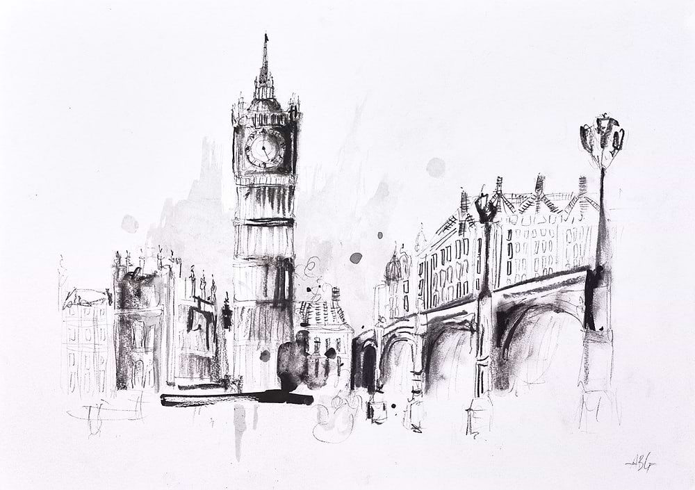 Big Ben London - (sketch)