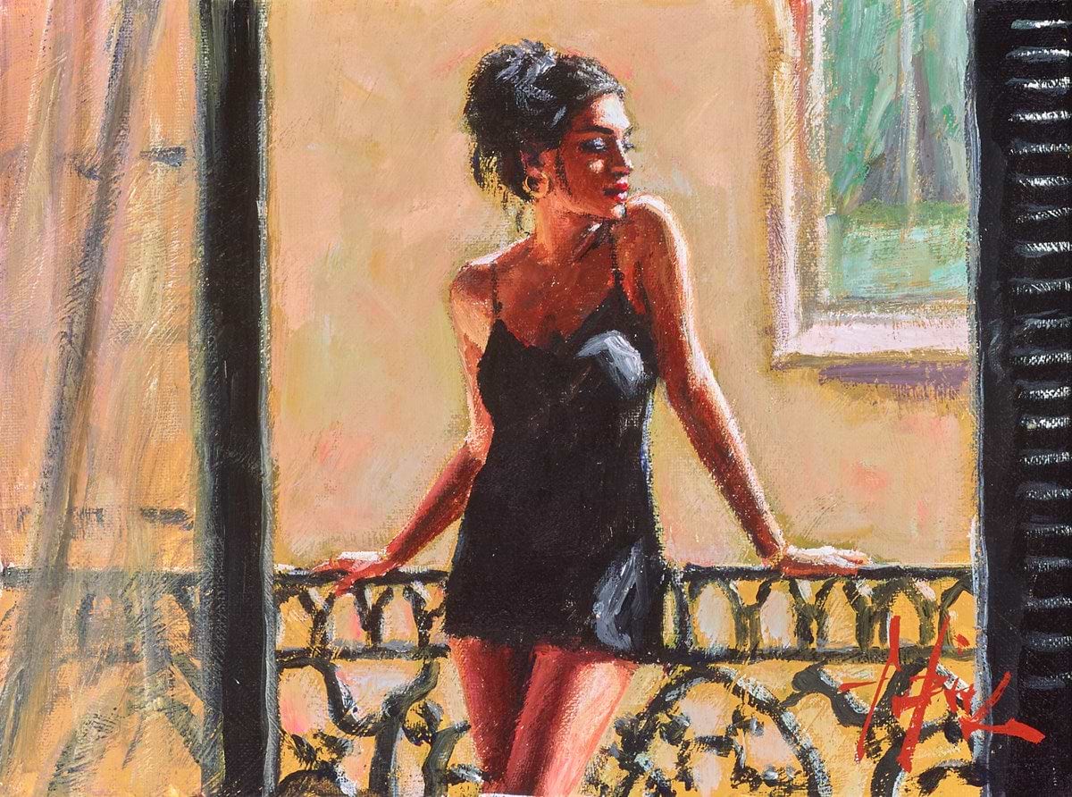 Vanessa at the Balcony