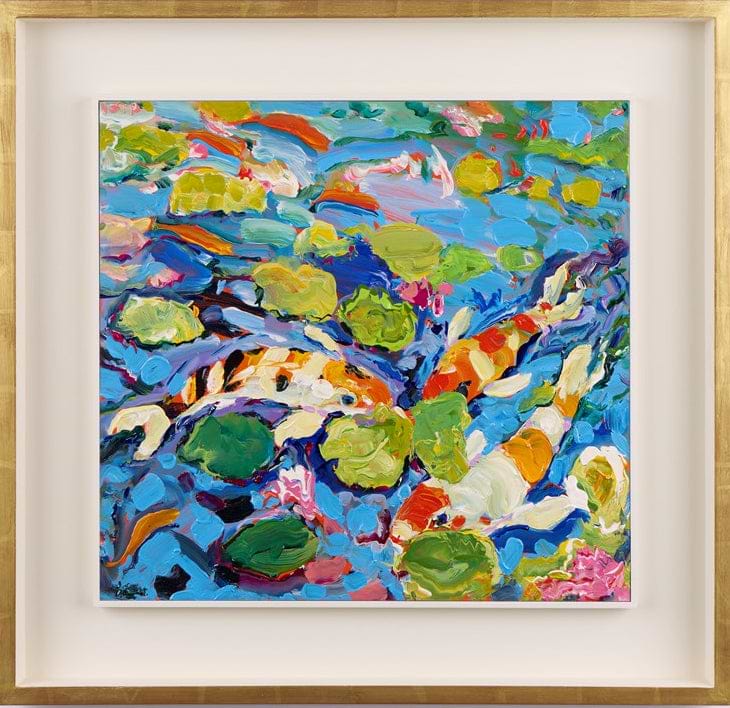Ever Hungry Koi Carp (Framed)