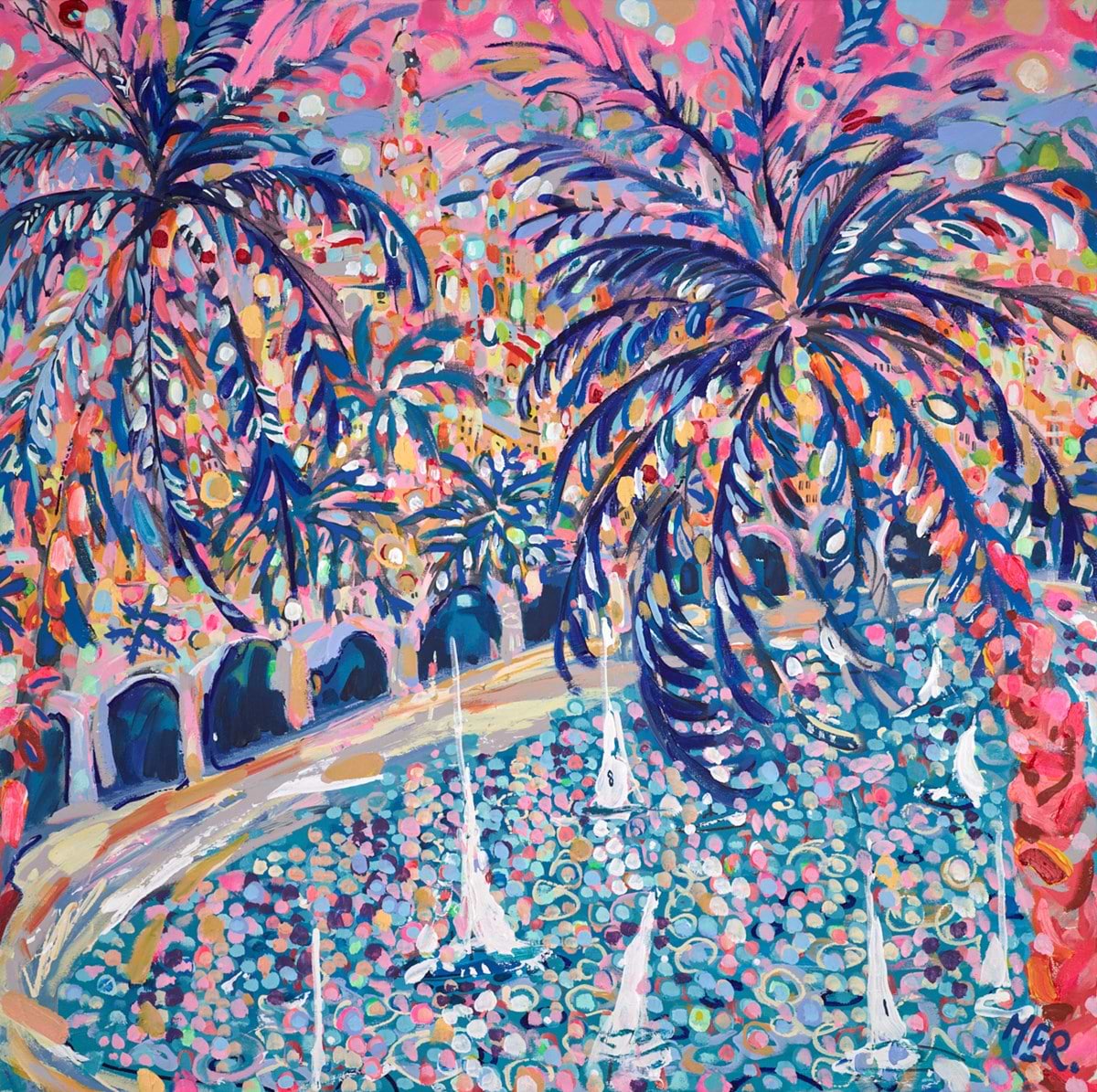 Circling the Harbour , Menton