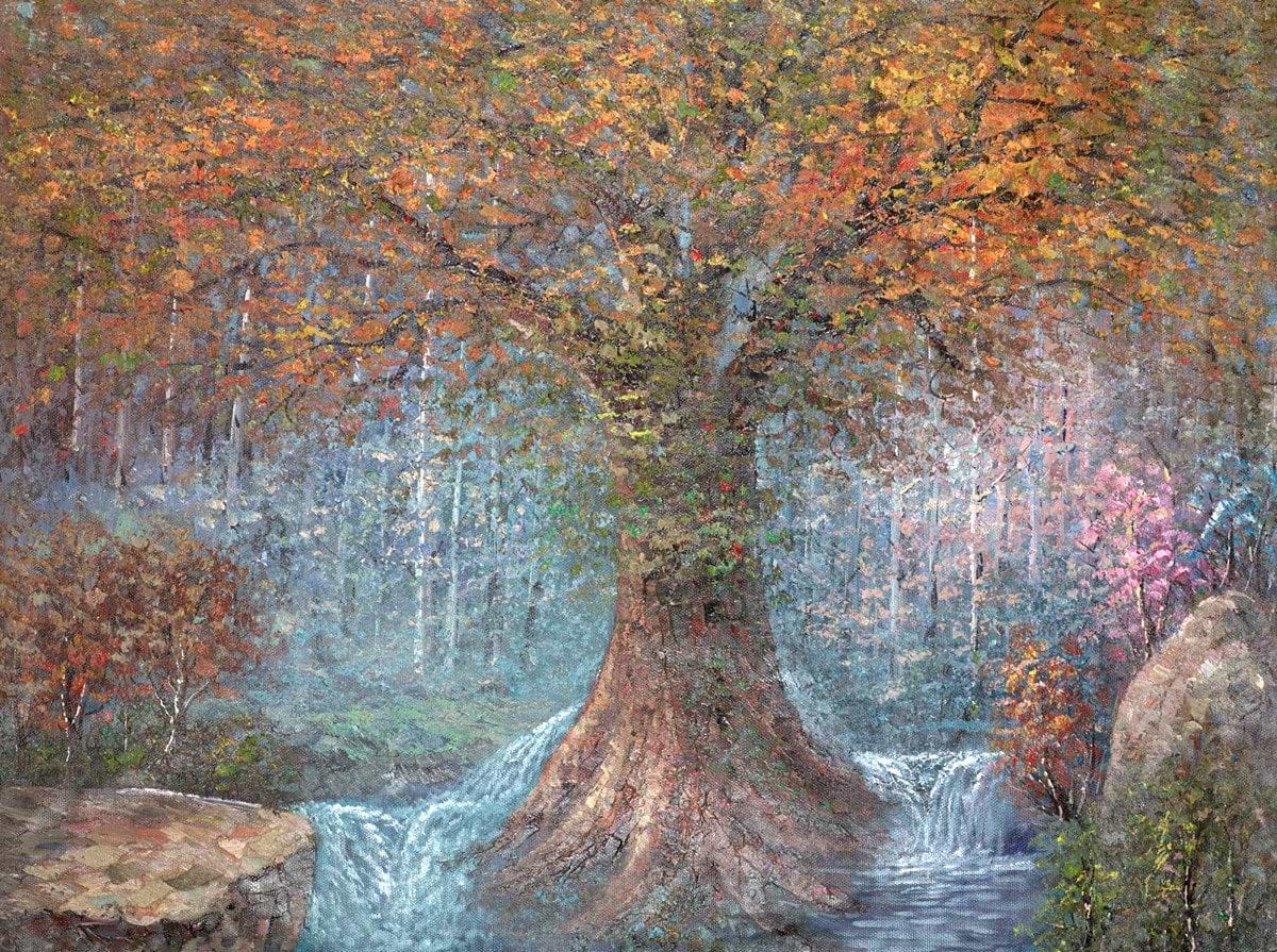 Colourful Forest Tree