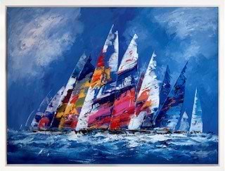 Sail With Me III (Framed)