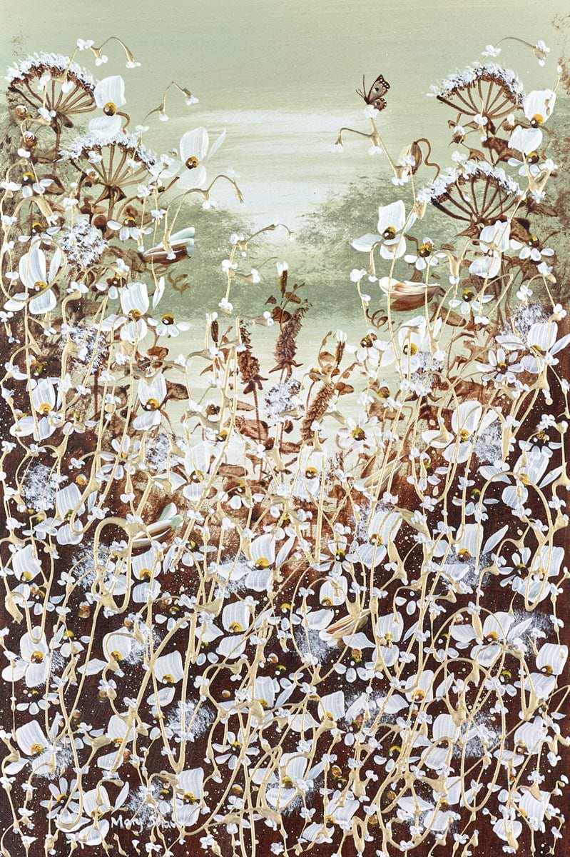 Wildflowers and a Butterfly IV