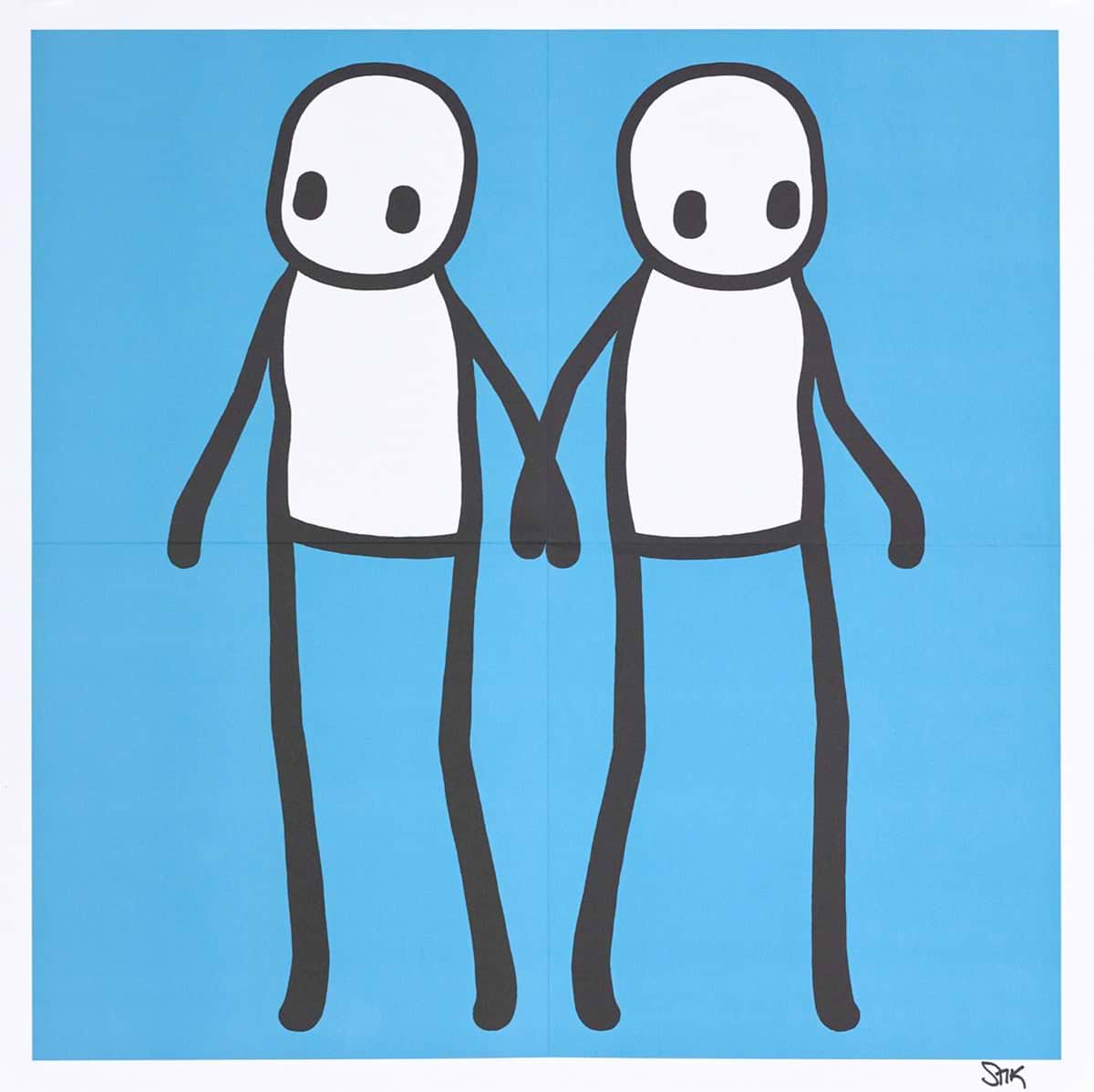 Holding Hands (Blue)