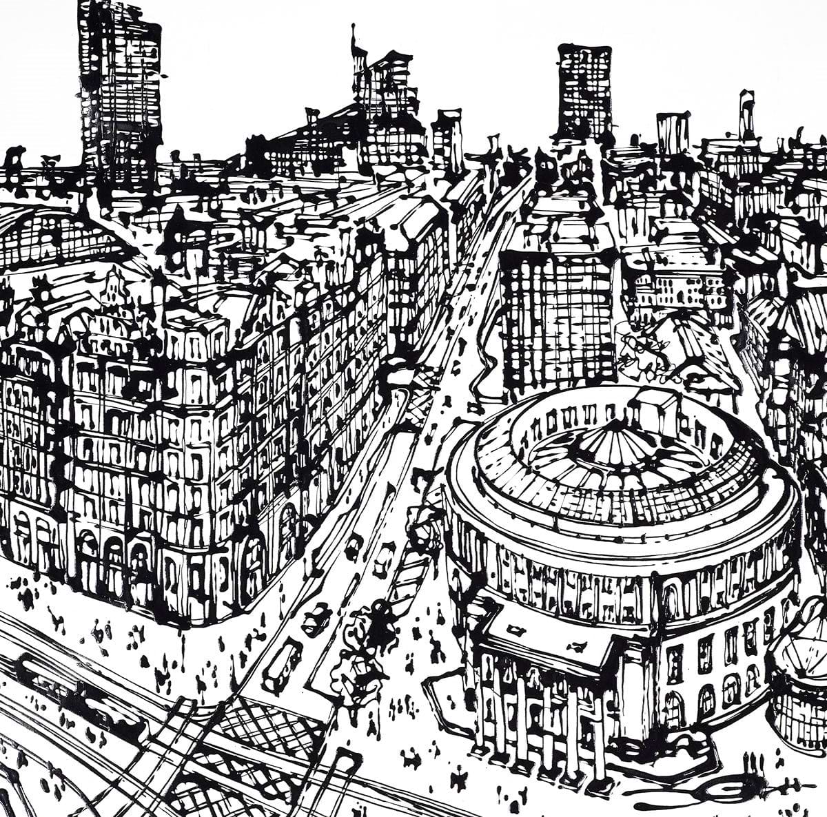 Beyond St Peter's Square, Manchester