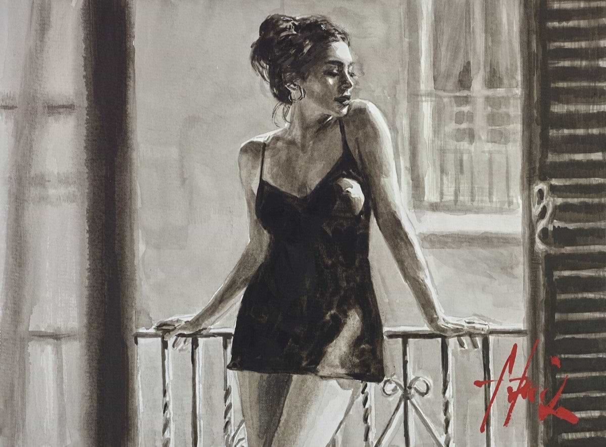 Vanessa at the Balcony
