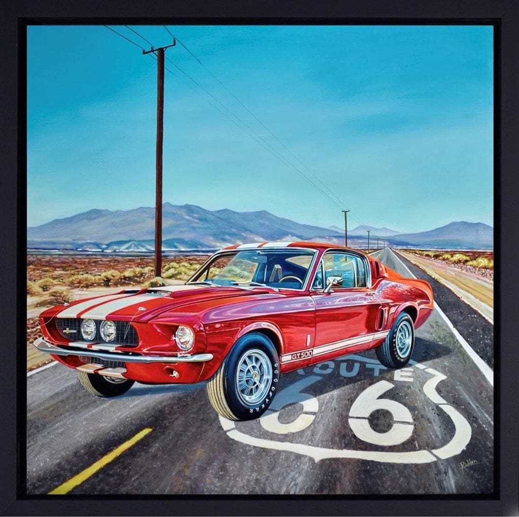 1967 Shelby Mustang GT500 (Framed)