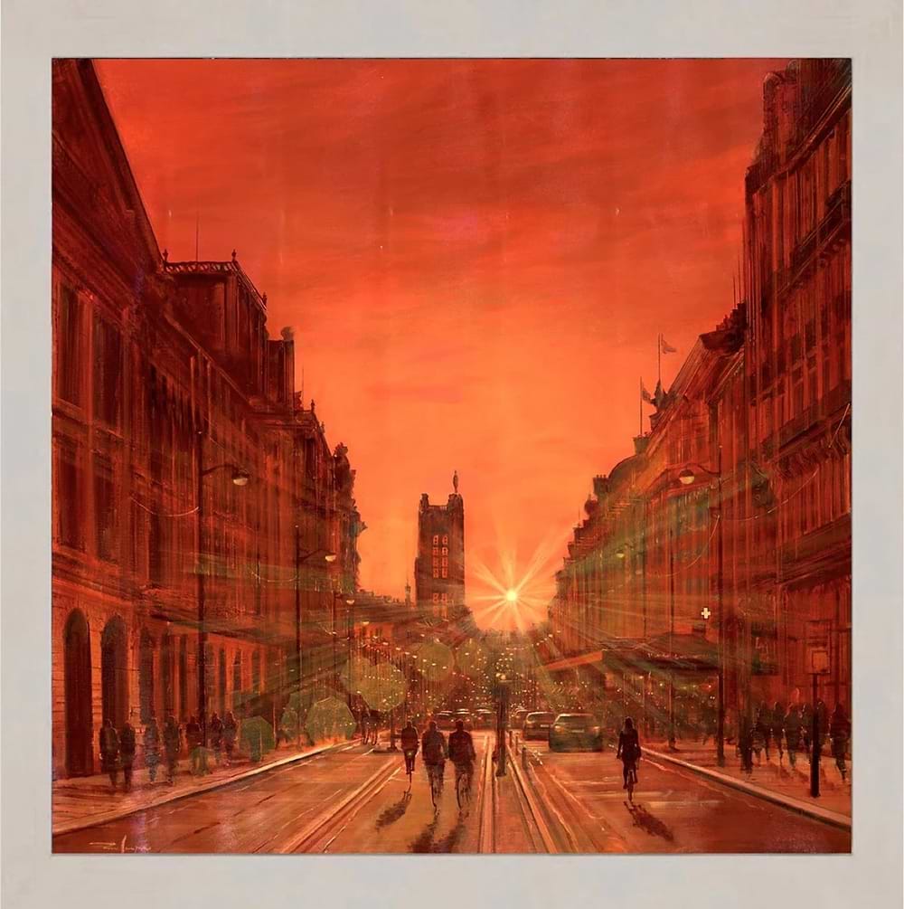 Sunsets and Orange Skies (Framed)