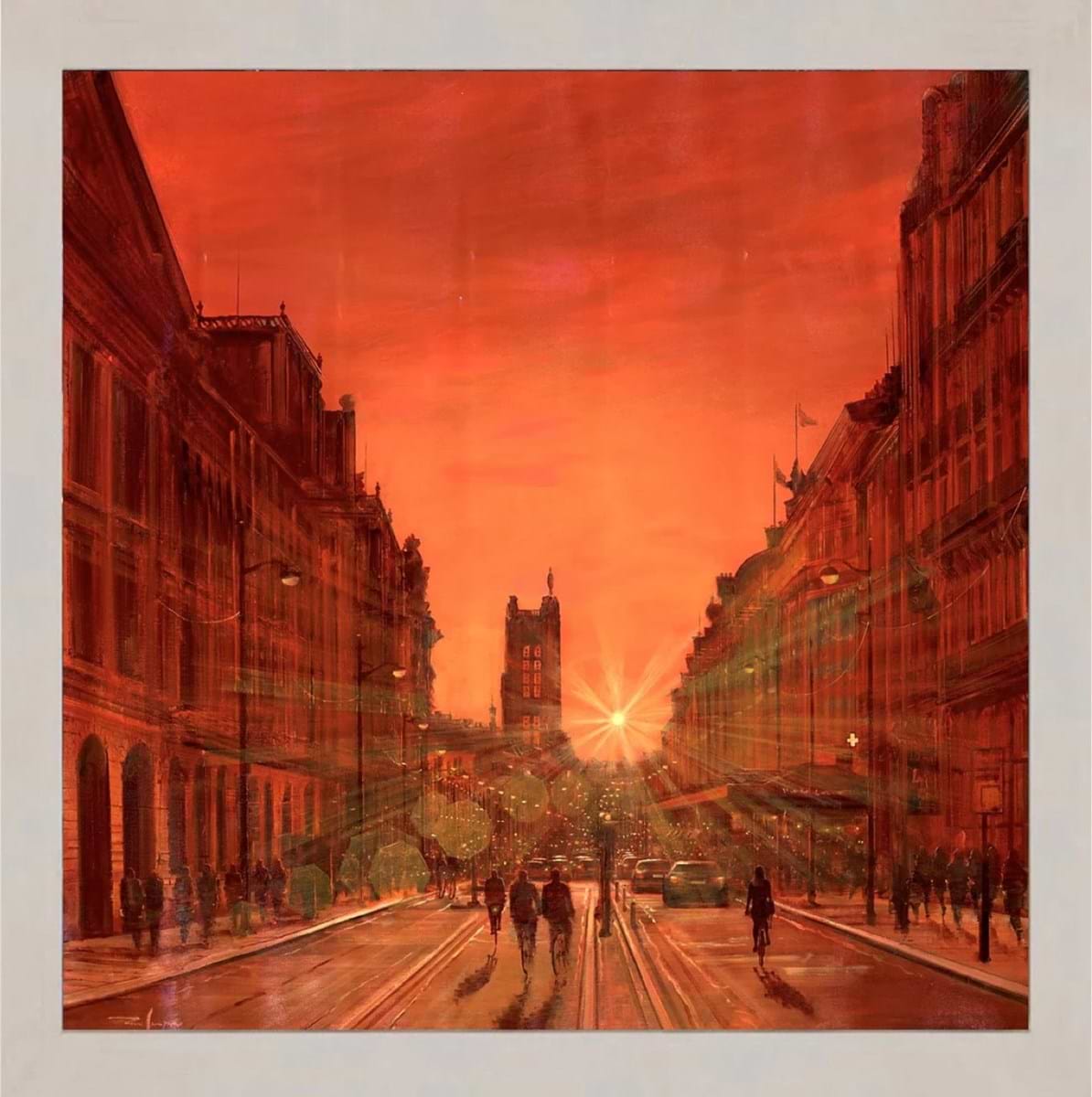 Sunsets and Orange Skies (Framed)