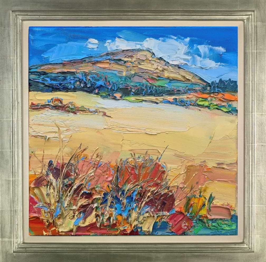 Pale Grasses, Argyll (Framed)