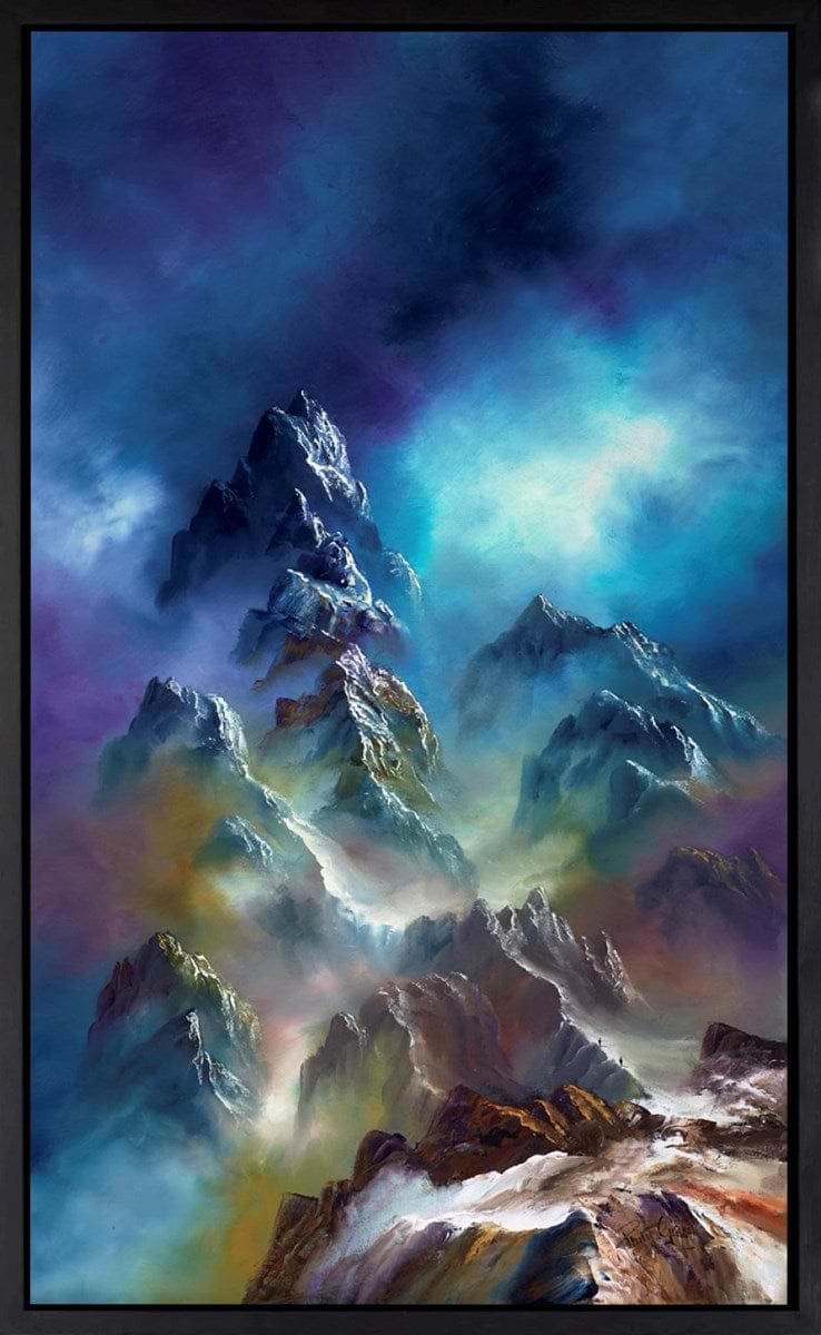 Walking in the Mountains (Framed)