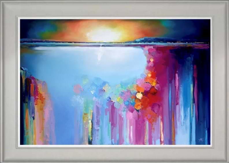 Vibrant Waters II (Framed)